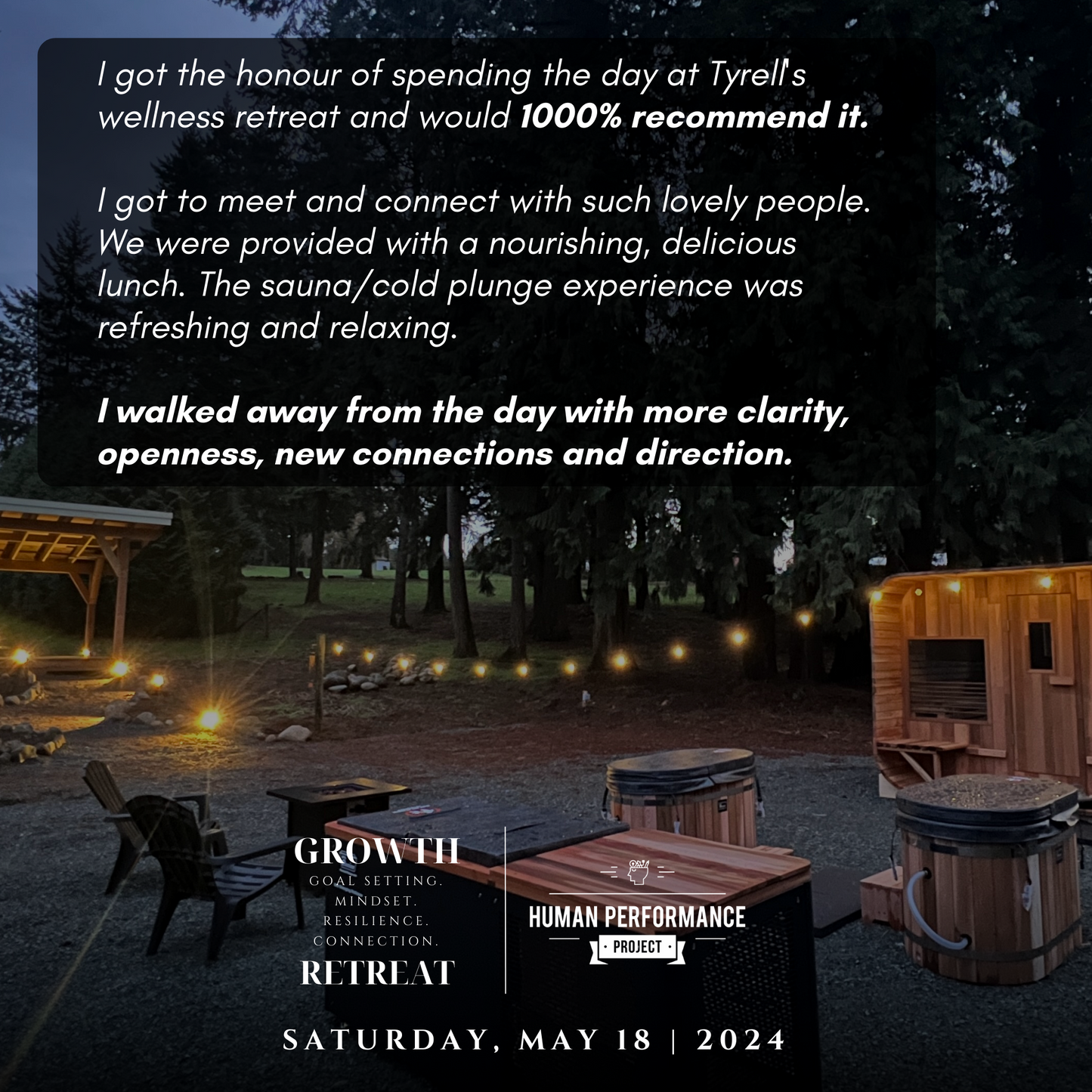 'Pause to Grow' Day-Retreat | Connection, Learning, Growth, Reset.