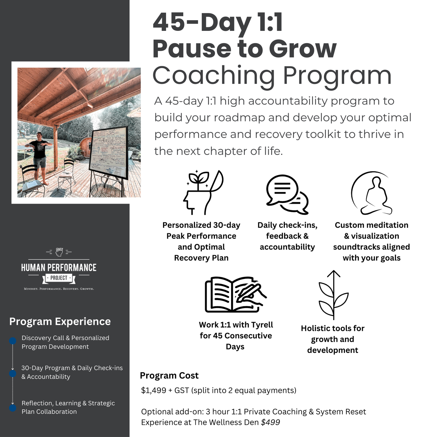 45-Day 'Pause to Grow' 1:1  Coaching Program