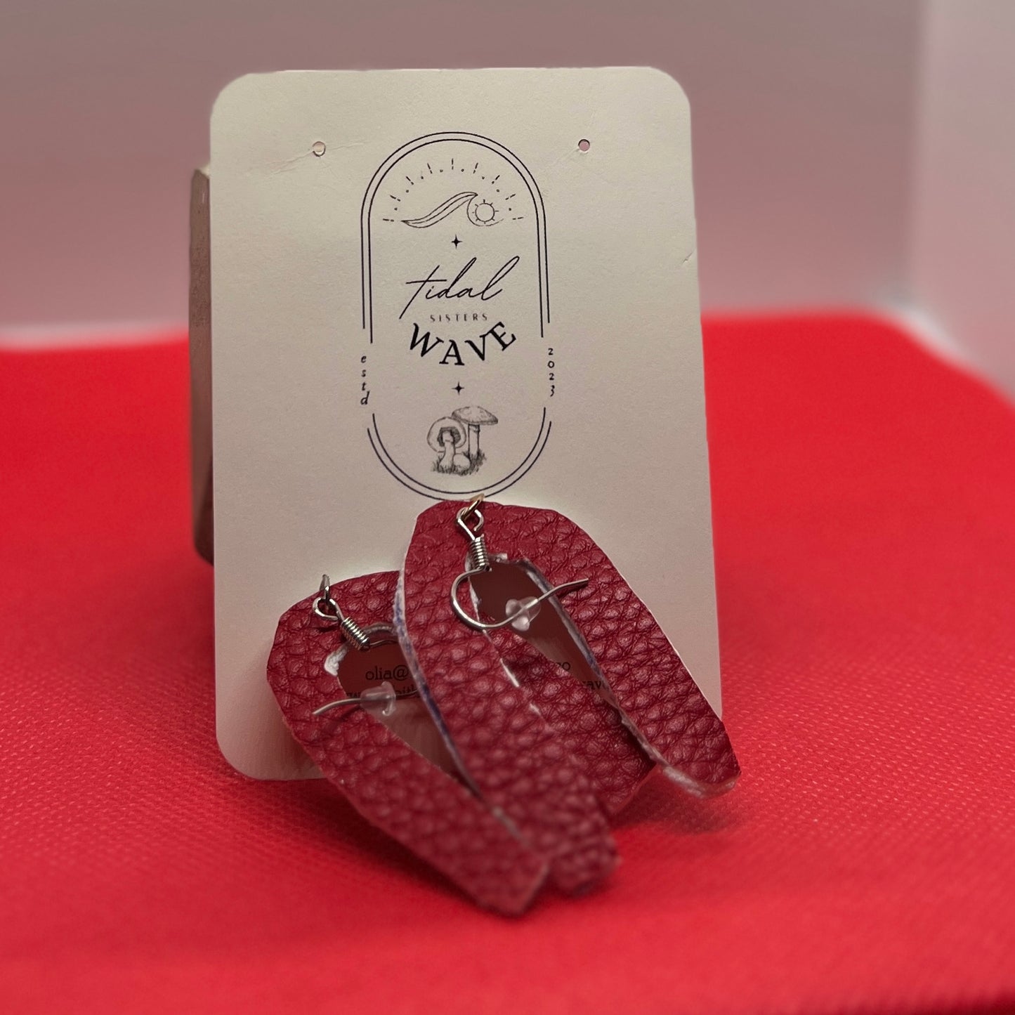 U Got the Love - Leather Hand Crafted Earrings