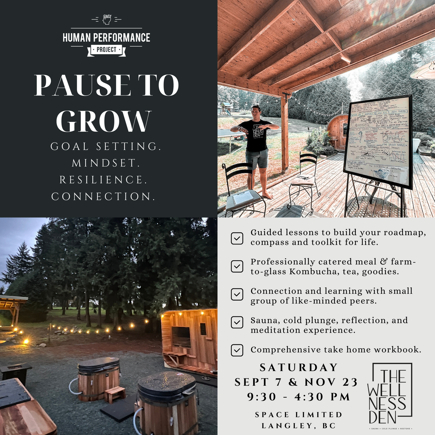 'Pause to Grow' Day-Retreat | Connection, Learning, Growth, Reset.