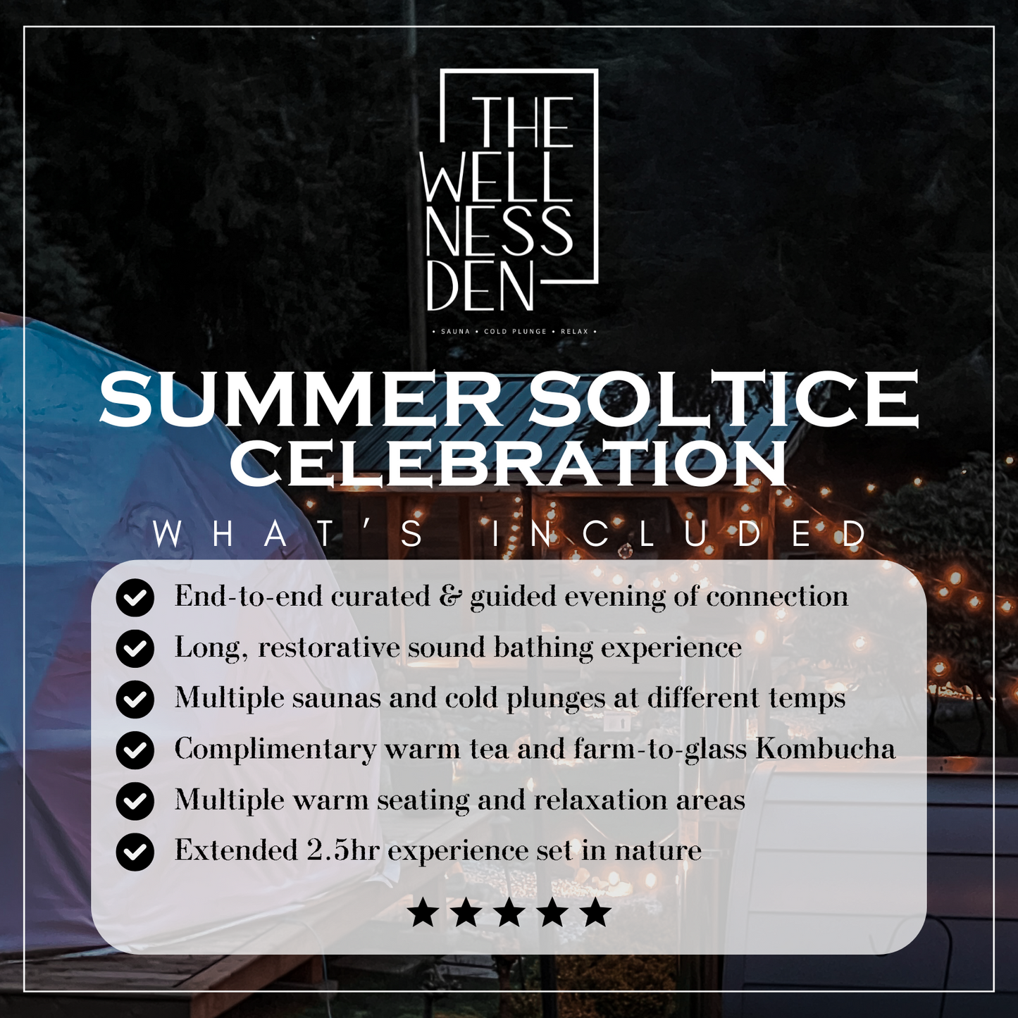 Private 2hr "Mini-Reset" Experience at The Wellness Den