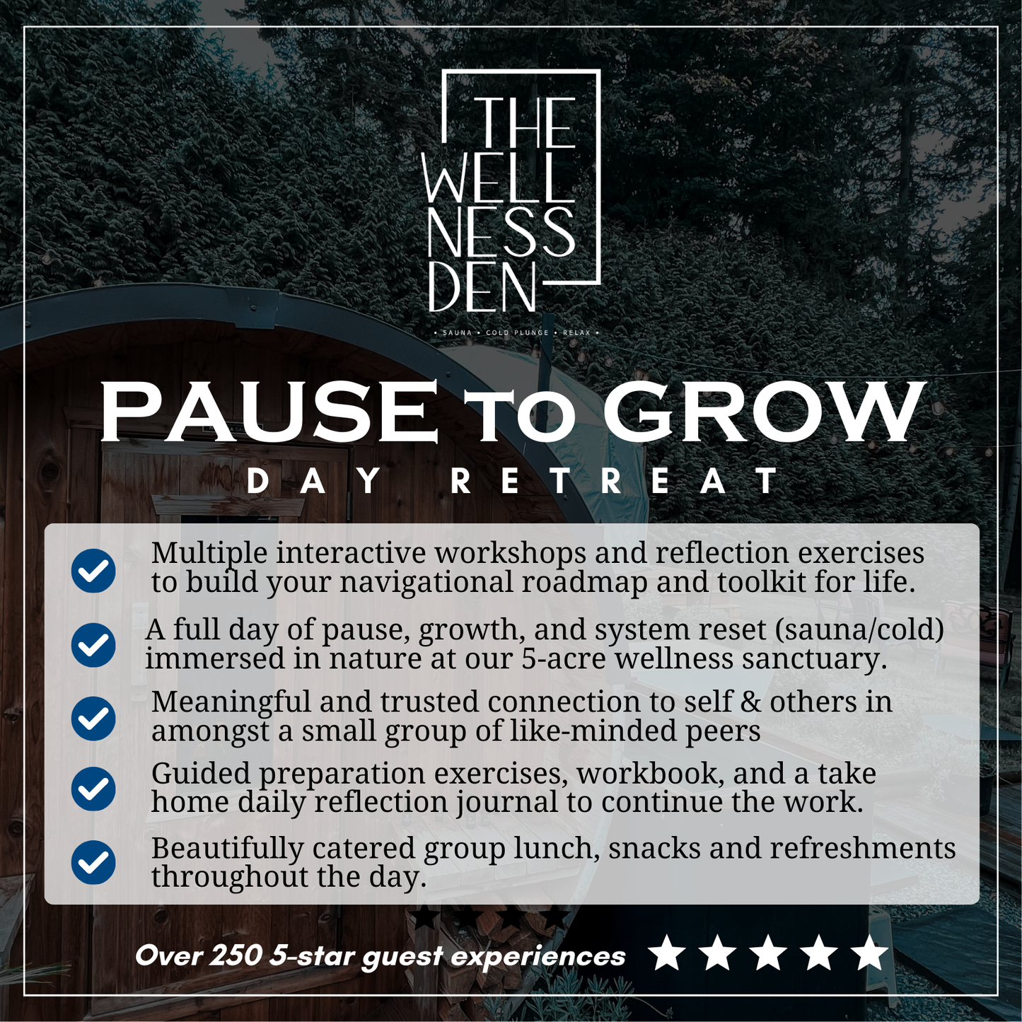 'Pause to Grow' Day-Retreat | Connection, Learning, Growth, Reset.