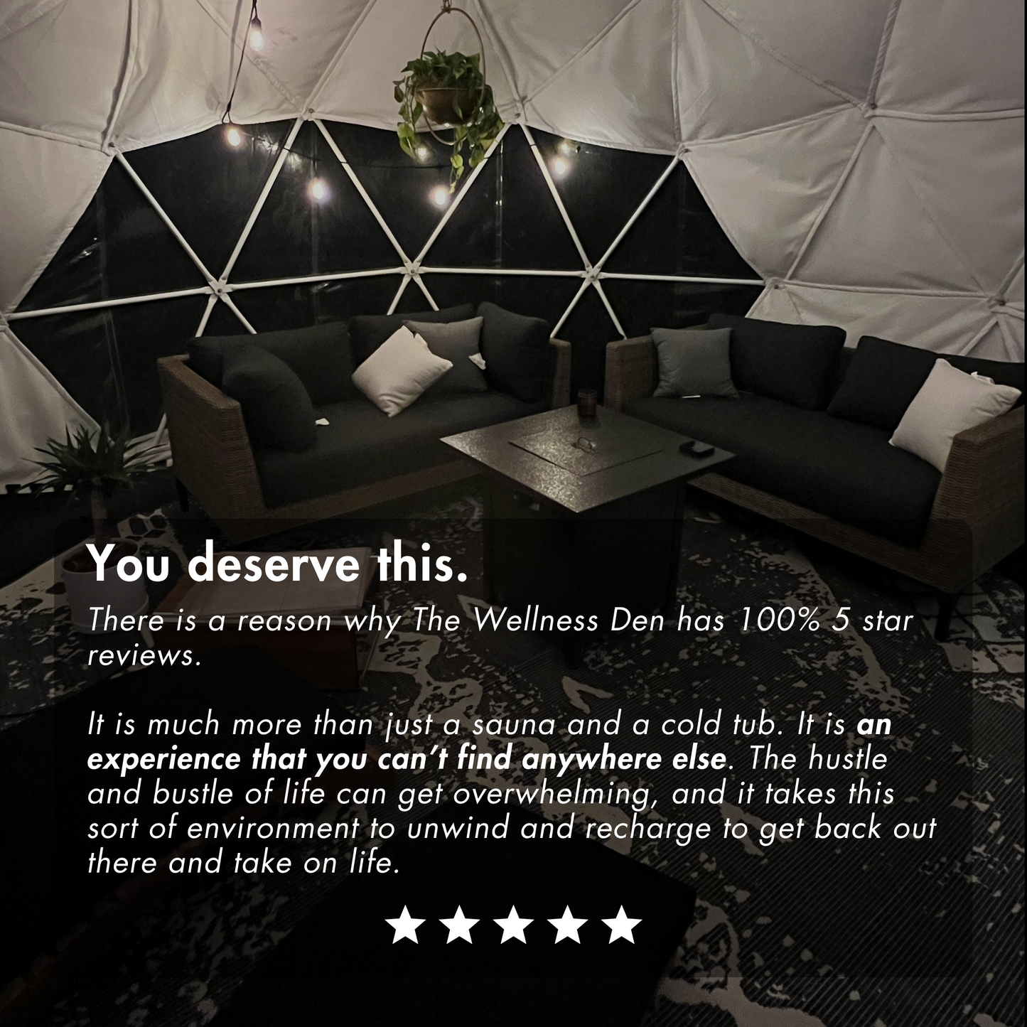 The Wellness Den - Fort Langley wellness spa. Sauna, cold exposure, forest spa