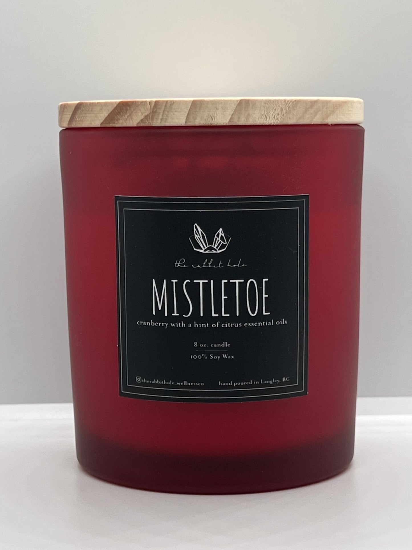 Mistletoe | 8 oz. Soy Wax Essential Oil Lux Vessel