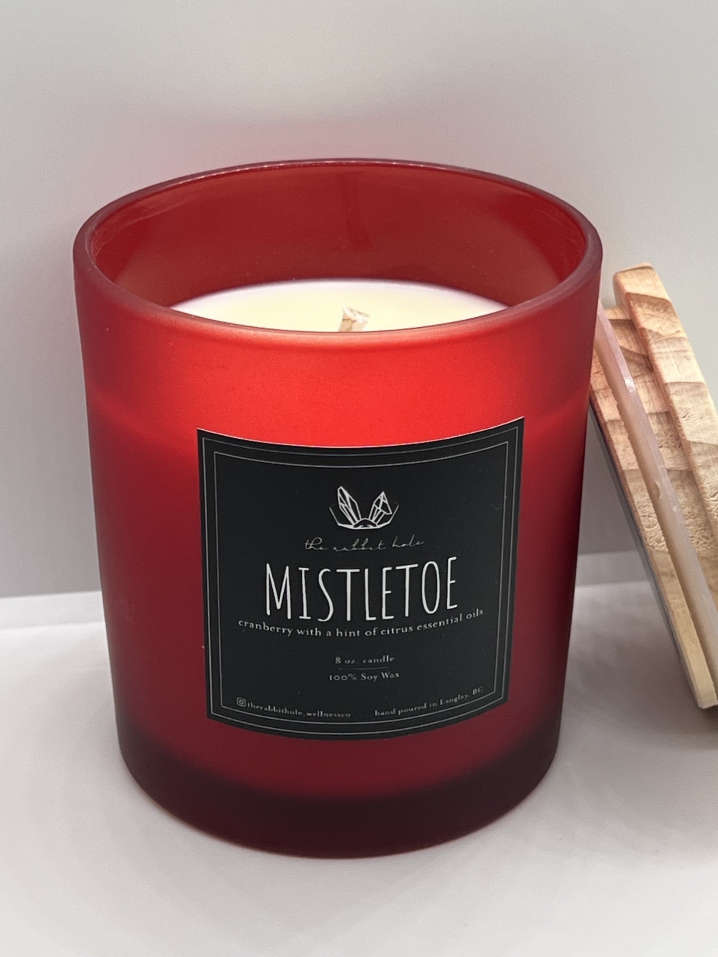 Mistletoe | 8 oz. Soy Wax Essential Oil Lux Vessel