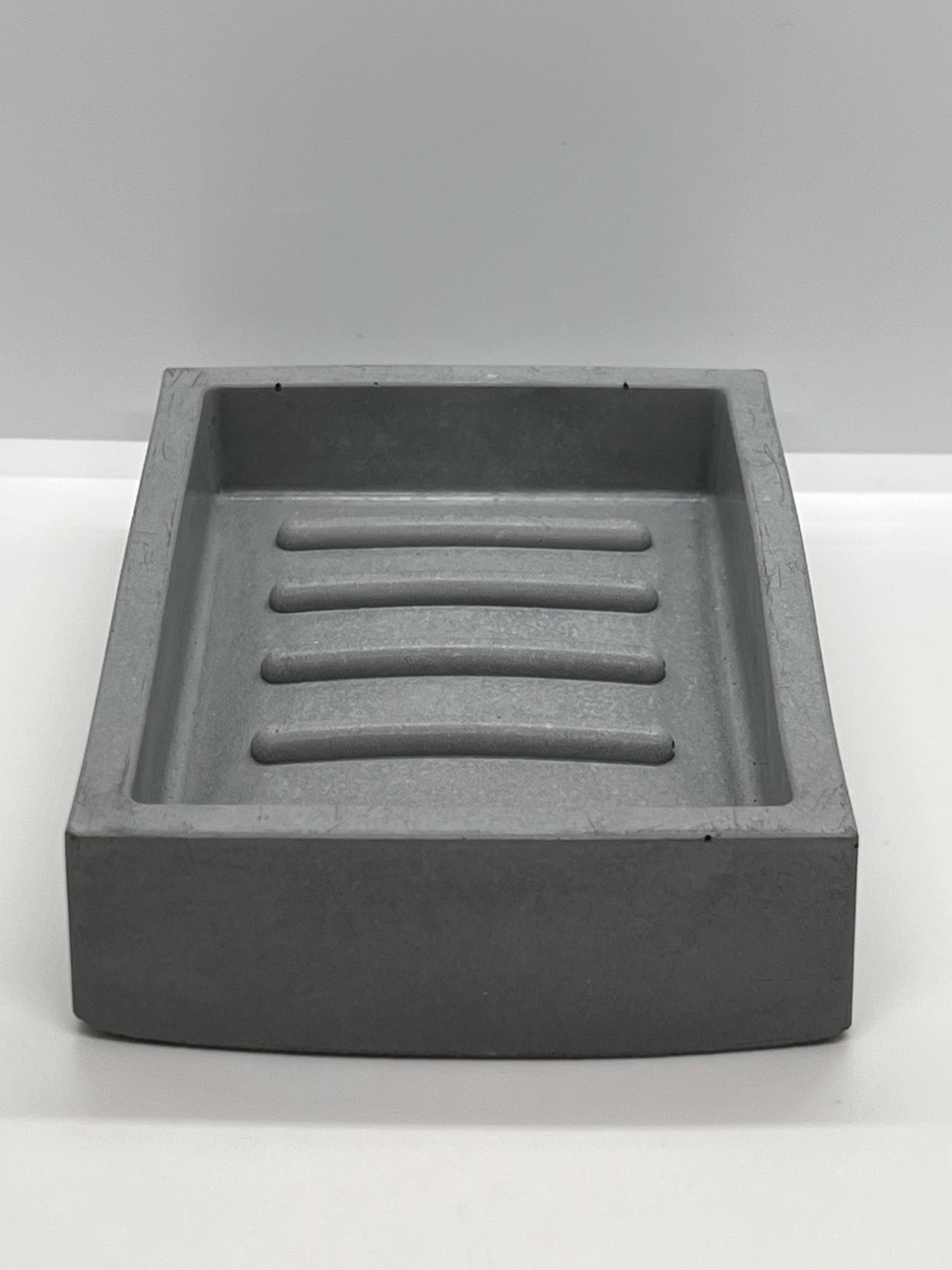 Concrete soap dish
