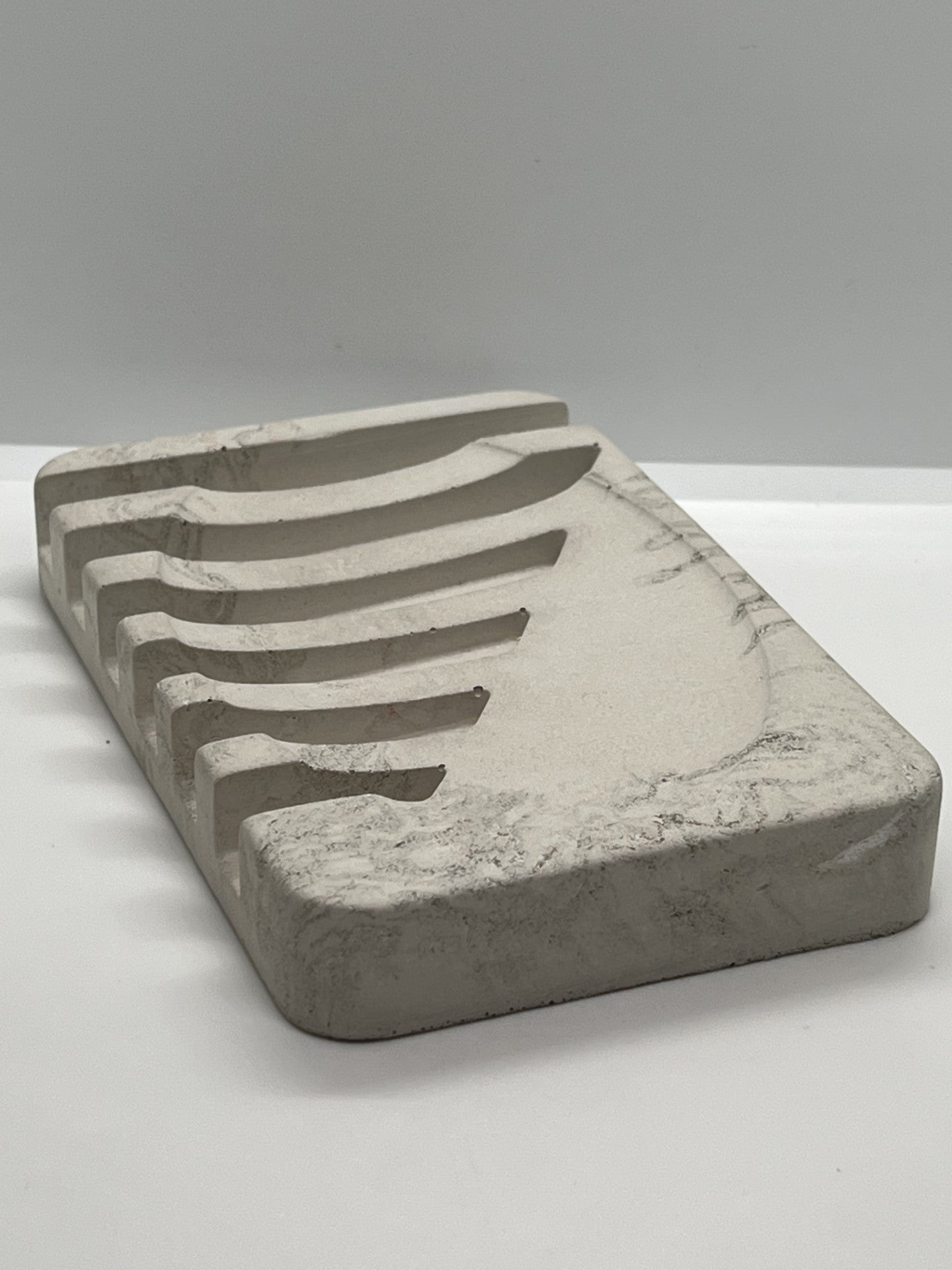 Concrete soap dish