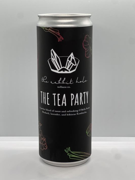 The Tea Party | Rhubarb, Lavender, Hibiscus Kombucha