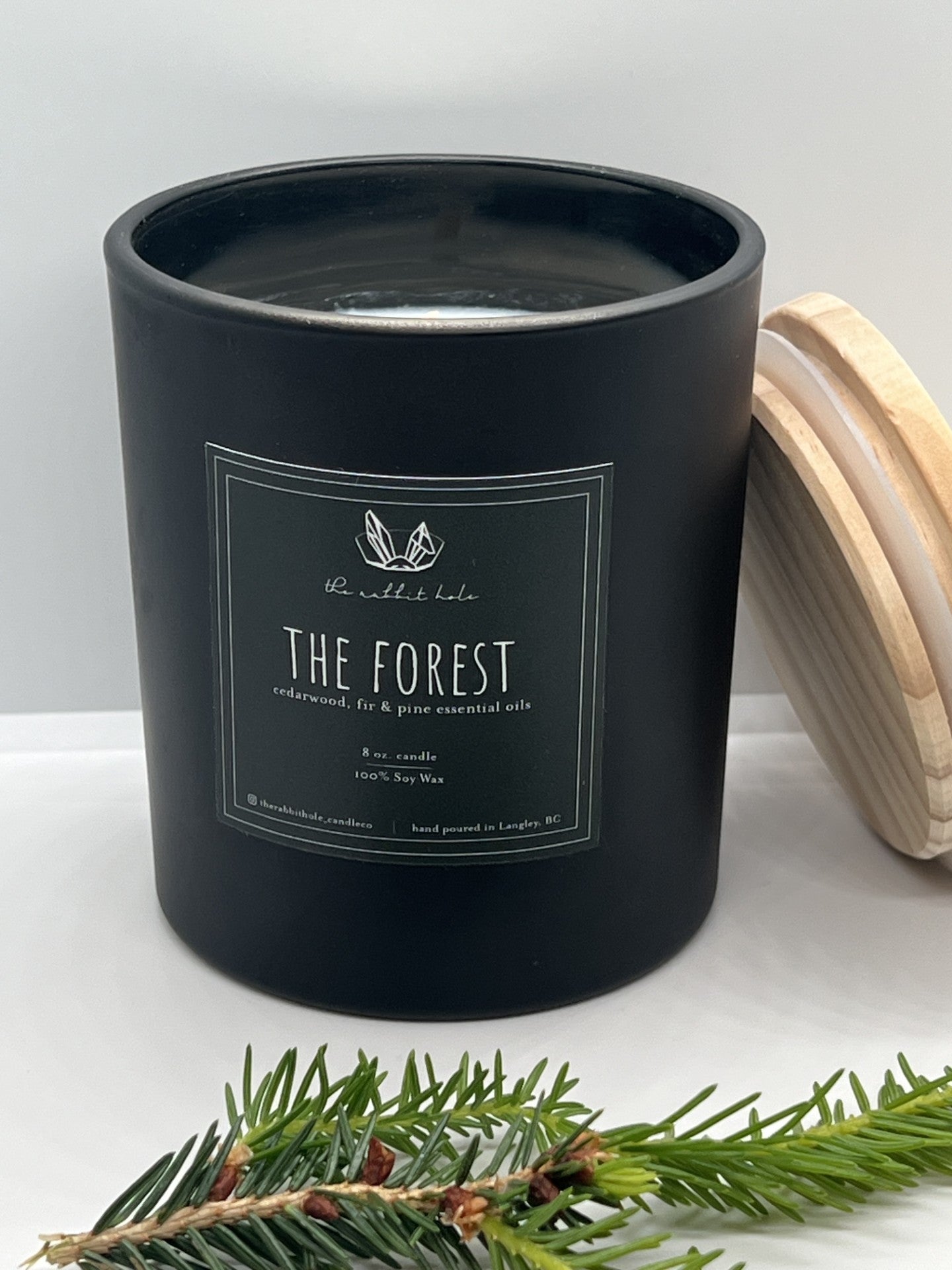 The Forest | 8 oz. Soy Wax Natural Oil Lux Vessel