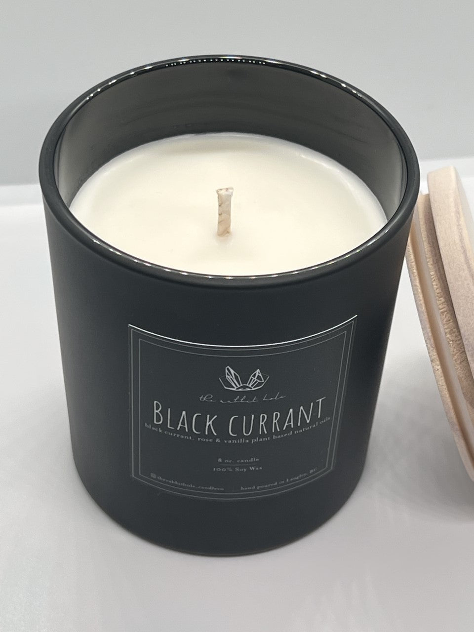 Black Currant | 8 oz. Soy Wax Natural Oil Lux Vessel
