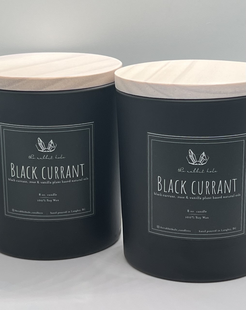 Black Currant | 8 oz. Soy Wax Natural Oil Lux Vessel