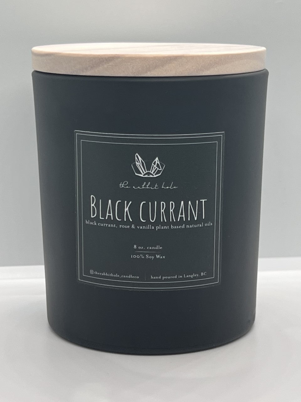 Black Currant | 8 oz. Soy Wax Natural Oil Lux Vessel