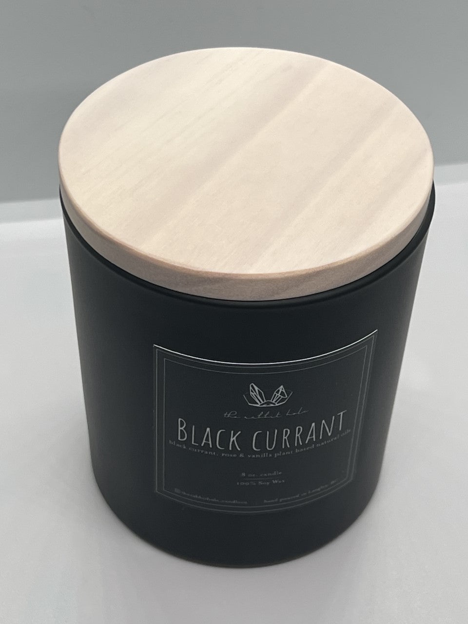 Black Currant | 8 oz. Soy Wax Natural Oil Lux Vessel