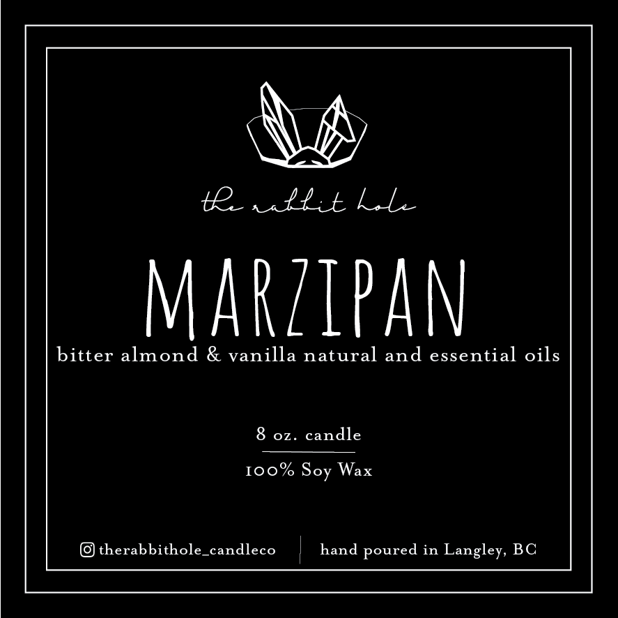 Marizpan 8 oz. Soy Wax Essential Oil Amber Jar