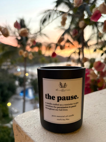 “The Pause” mini-Lux Candle