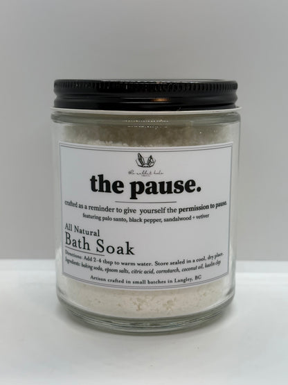 "The Pause" All Natural Bath Salts