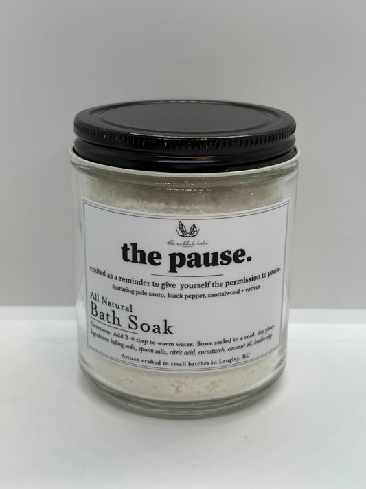 "The Pause" All Natural Bath Salts