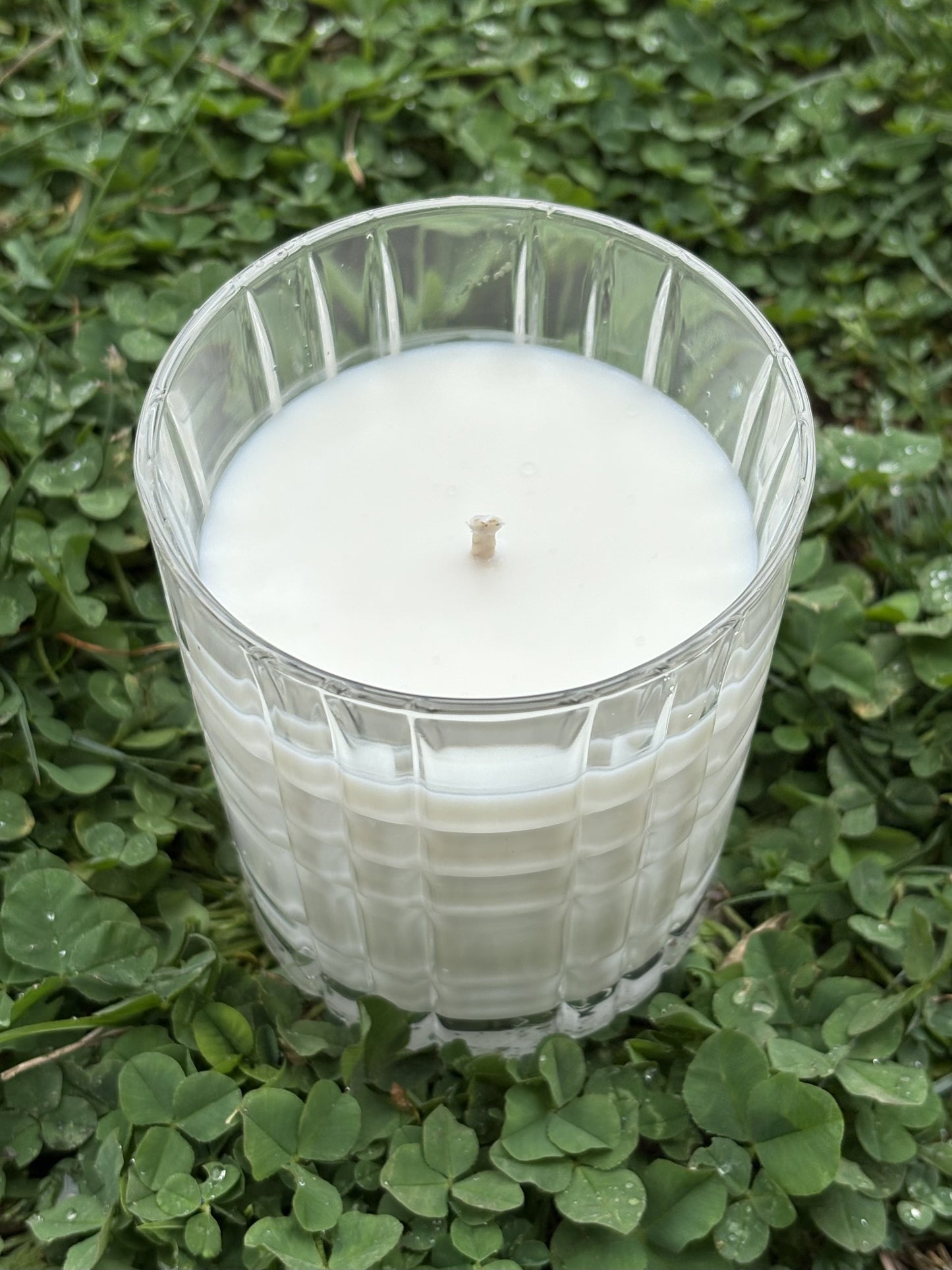 Breathe | 9 oz soy wax essential oil Whiskey Glass candle