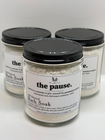 "The Pause" All Natural Bath Salts