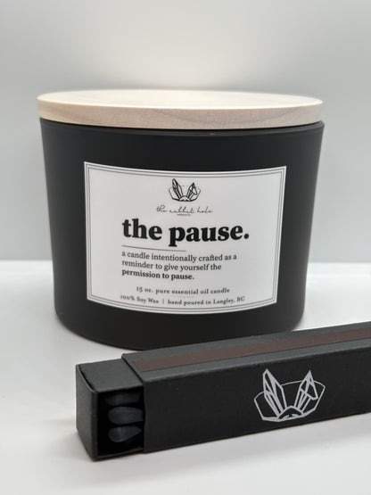 The Pause | 15 oz Grand Lux Candle