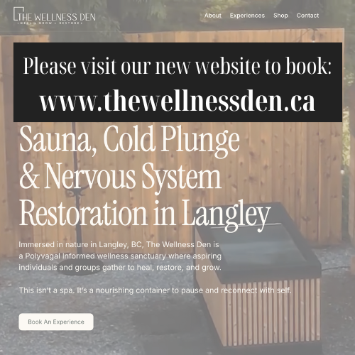Weekly 3hr Nervous System Reset: 3hr Sauna, Cold Plunge, Meditation & Connection Experience in Langley, BC
