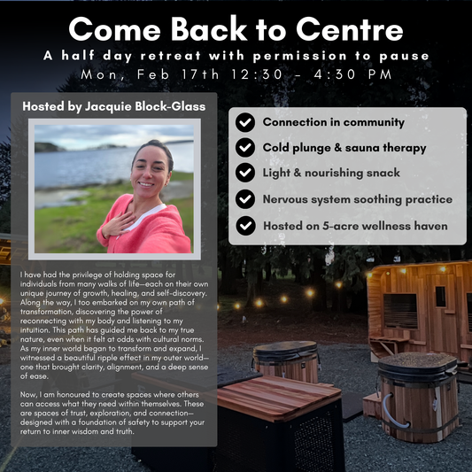 Come Back to Centre: Retreat with Jacquie Block-Glass