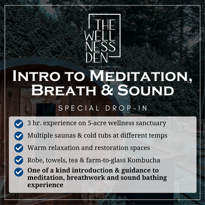 Weekly Nervous System Reset: 3hr Sauna, Cold Plunge, Meditation & Connection Experience in Langley, BC