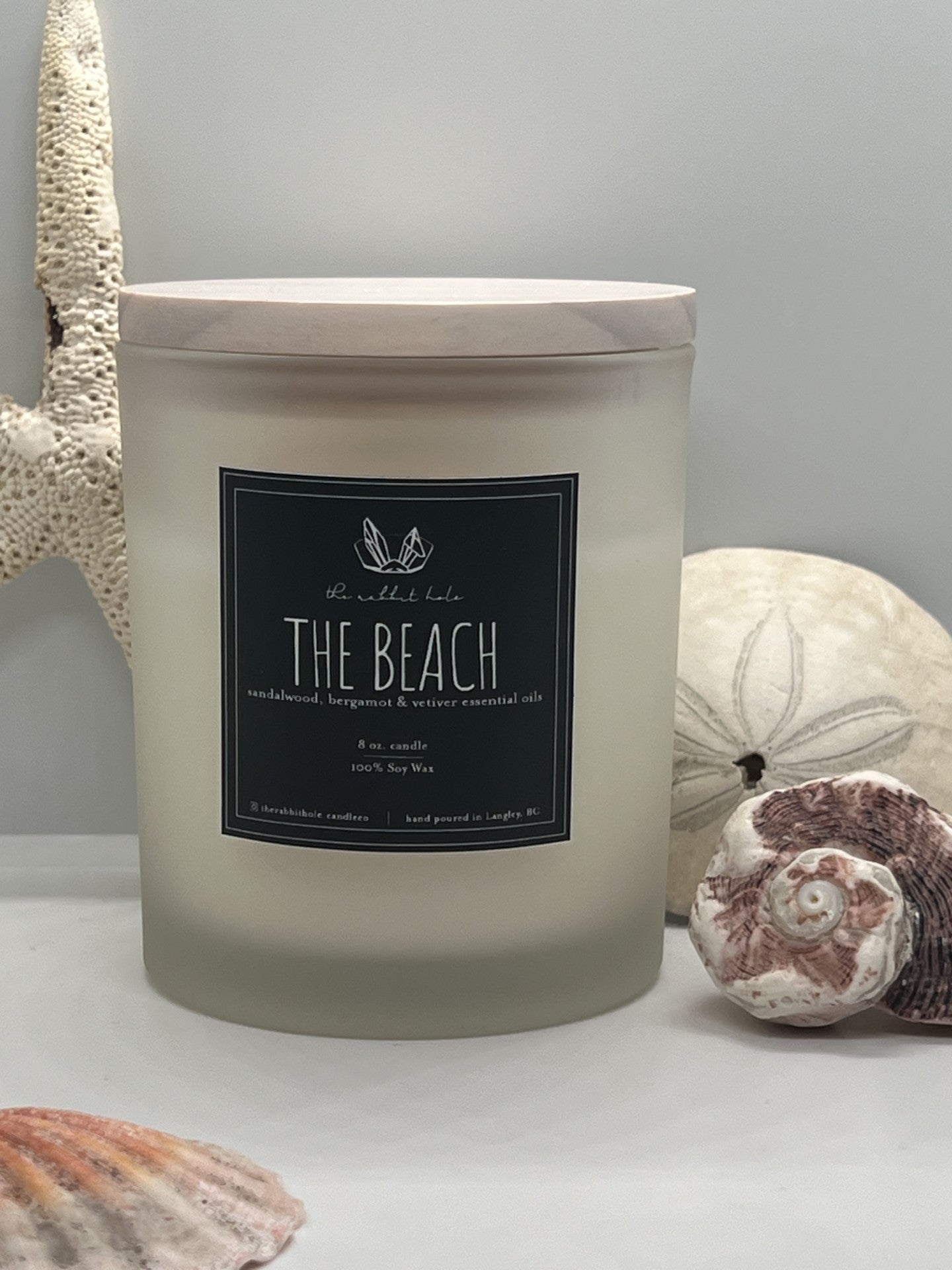The Beach | 8 oz. Soy Wax Natural Oil Lux Vessel