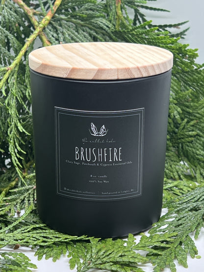 Brushfire | 8 oz. Soy Wax Natural Oil Lux Vessel