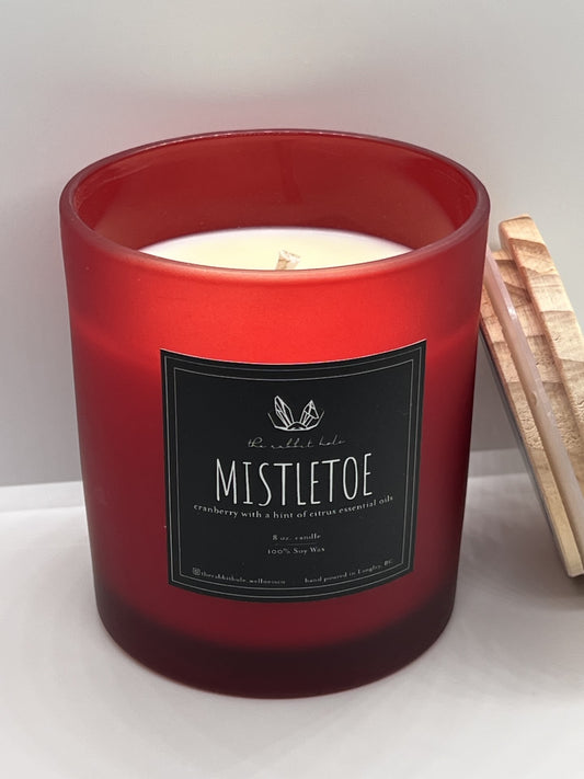 Mistletoe | 8 oz. Soy Wax Essential Oil Lux Vessel