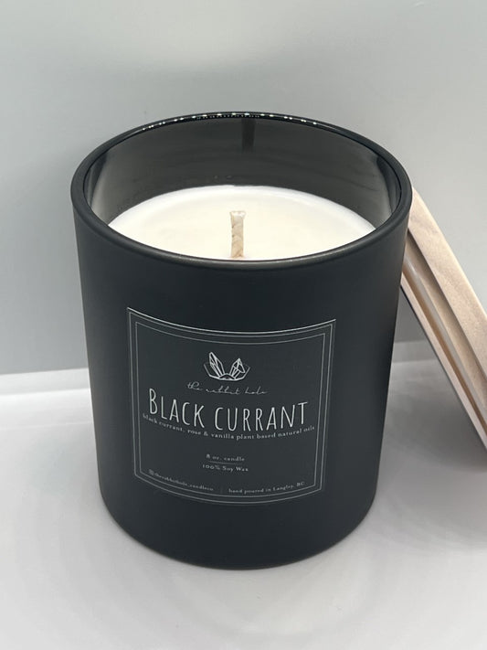 Black Currant | 8 oz. Soy Wax Natural Oil Lux Vessel