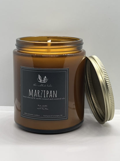 Marizpan 8 oz. Soy Wax Essential Oil Amber Jar
